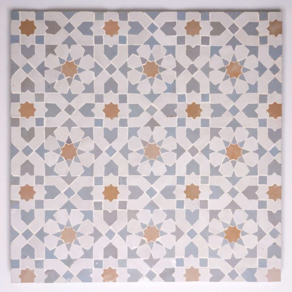 Tangier Zellige Mosaic Tile (Petite) - Silk, Mist, Dune