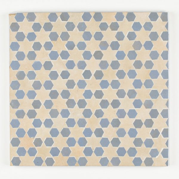 Sale Mosaic Tile - Clear Sky is Hex and Clay is Star