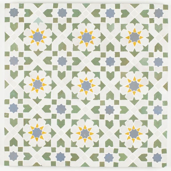 Tangier Mosaic Tile - Avocado