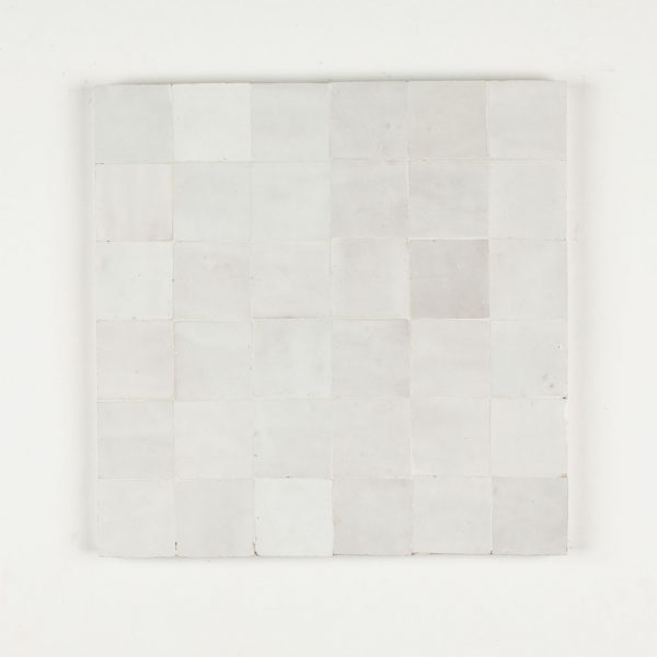 2x2 Inch Pieces in a 12x12 Inch Tile Snow