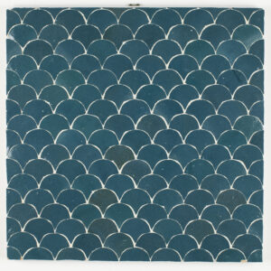 Azrou Zellige Mosaic Tile - Borealis Blue
