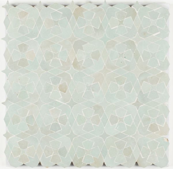 Bouskoura Zellige Mosaic Tile - Green Tea