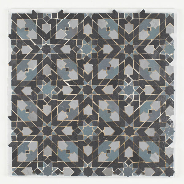 Casablanca Zellige Mosaic Tile - Basalt, Stone, Ash