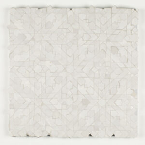 Casablanca Zellige Mosaic Tile - Snow