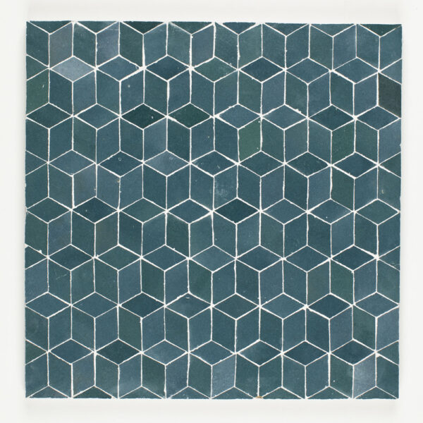 M'diq Zellige Mosaic Tile - Borealis Blue