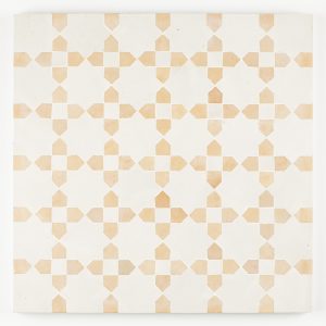 Kenitra Mosaic Tile - Snow and Clay