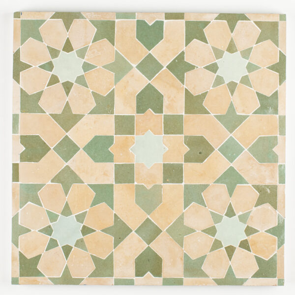 Tangier Zillege Mosaic (Grande) - Tundra, Earth, Green Tea