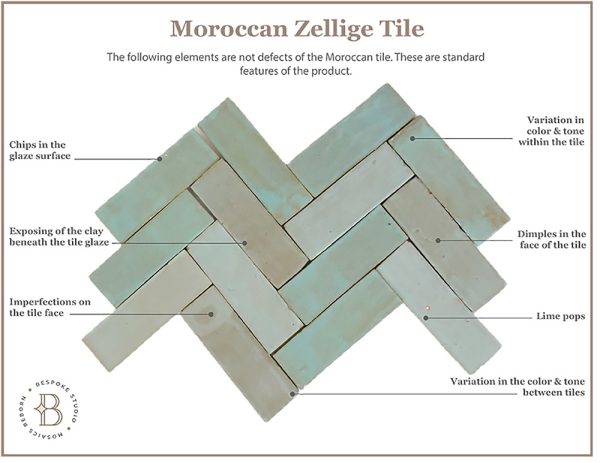 2×6 Zellige Tile – Chalk - Image 5