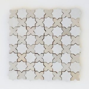 Berkane Zellige Mosaic Tile - Silk & Wheat