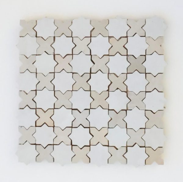 Berkane Zellige Mosaic Tile - Silk & Wheat