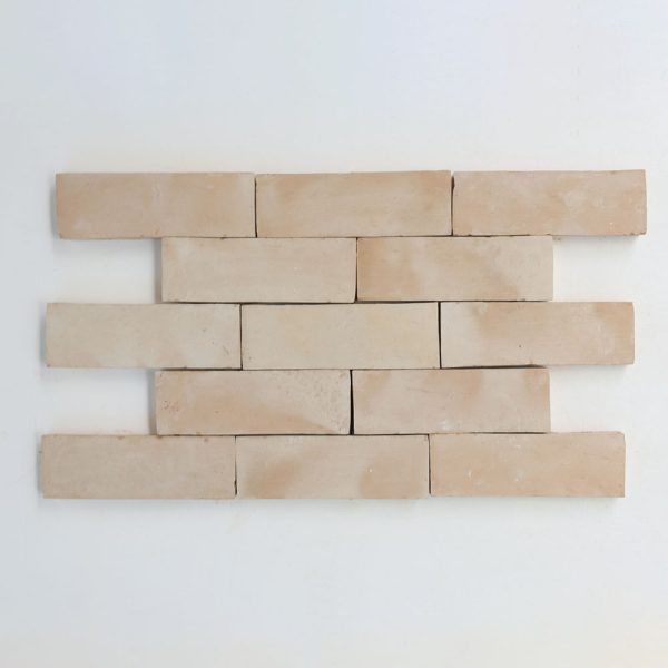 2x6 zellige tile color clay/light brown