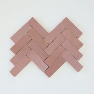 2x6 Zellige Tile - Color Himalayan Salt (pink)