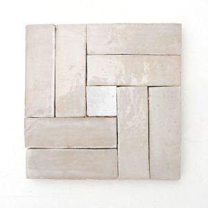 *NEW - IN STOCK* Tan-Tan Zellige Mosaic Tile -  Wheat Brick with Silk Dot