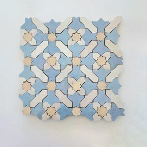Beni Ansar Mosaic - Glacier, Wheat, Unglazed Earth (We Made Too Much)
