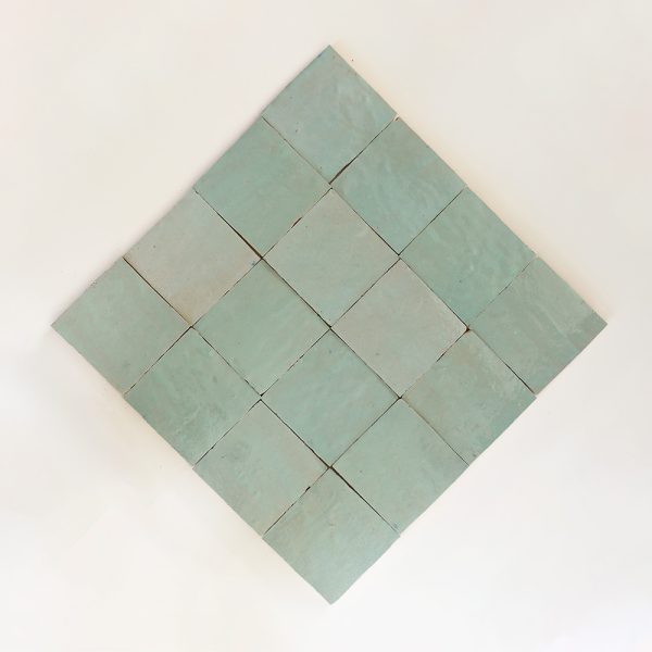 4x4 Zellige Tile - Sea Foam - Image 4