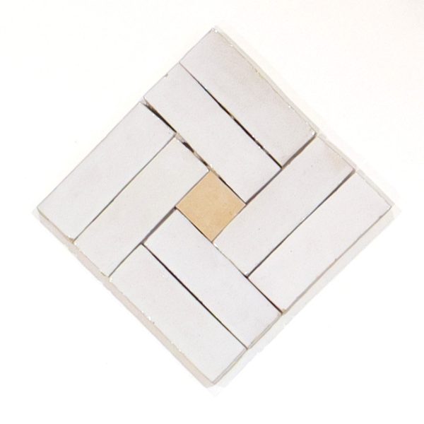 *NEW* Tan-Tan Zellige Mosaic - Silk Brick w/ Earth Dot (We Made Too Much) - Image 2