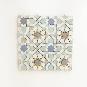 *NEW* Tangier Petite Zellige Mosaic - Blue Thistle, Citrine, Green Tea (We Made Too Much)