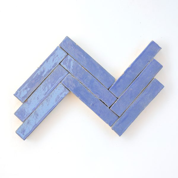 1x6 Skinny Chefchaouen Bejmat - Tiles of Ezra Seconds