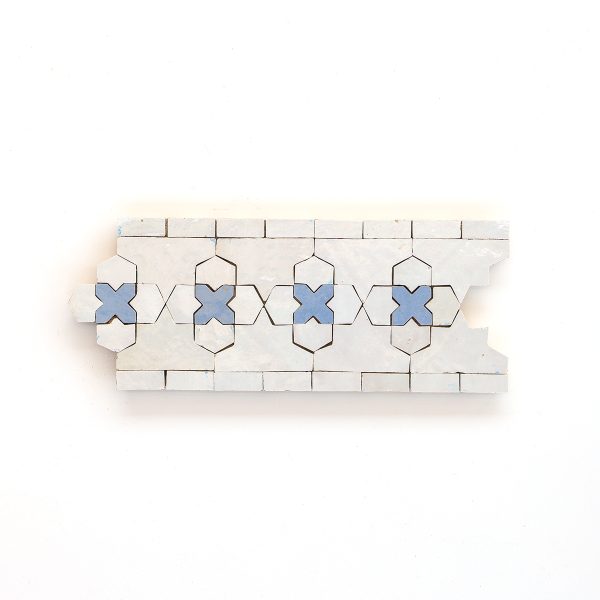 *NEW* Medina Zellige Border - Glacier, Silk (We Made Too Much)