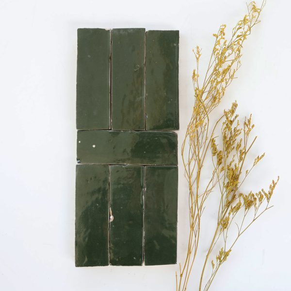 2x6 Zellige Tile - Eucalyptus - Image 2