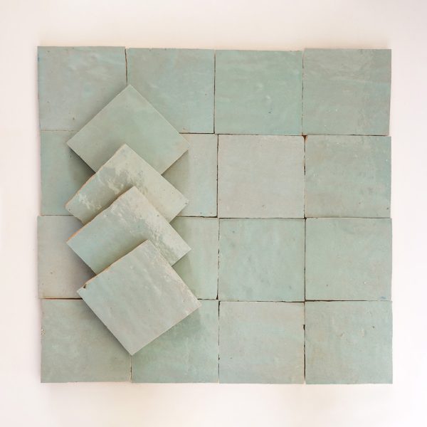 4x4 Zellige Tile - Sea Foam - Image 2