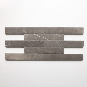 Bars 2x12 - Suede Cream Pillowed & Leathered Tile