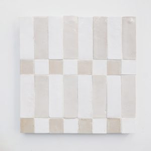 Amzrou Mosaic Tile - Chalk, Silk, Wheat