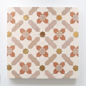 Beni Ansar Mosaic Tile - Blossom, L'or, Tusk, Umber (*NEW* Special Order)