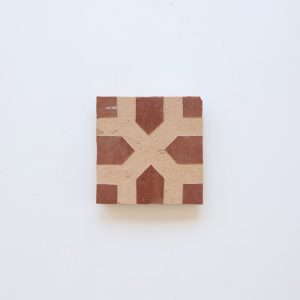 4x4 Zellige Tile Facade - Canyon Red