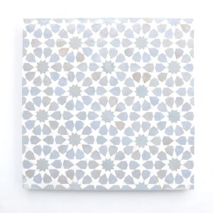 Fez Mosaic Tile - Chalk, Mist (*NEW* Special Order)