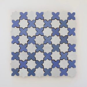 Berkane Zellige Mosaic Tile - Silk and Big Sky