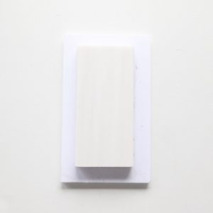 Bars 3x5 Card - Dolomite Tumbled & Leathered