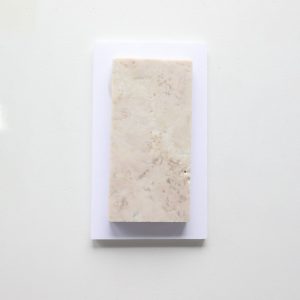 Bars 3x5 Card - Rosa Cream Pillowed & Leathered Tile