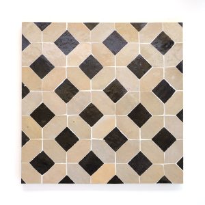 Sultan Petite Mosaic Tile - Dune, Onyx