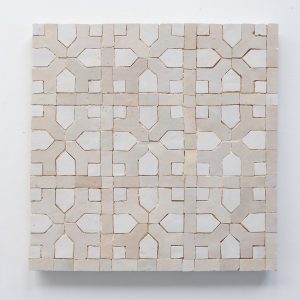 Tetouan Zellige Mosaic Tile (Petite) - Wheat Line and Silk Fill